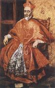 El Greco Portrait of a Cardinal oil painting artist